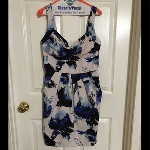 Floral Blue Dress